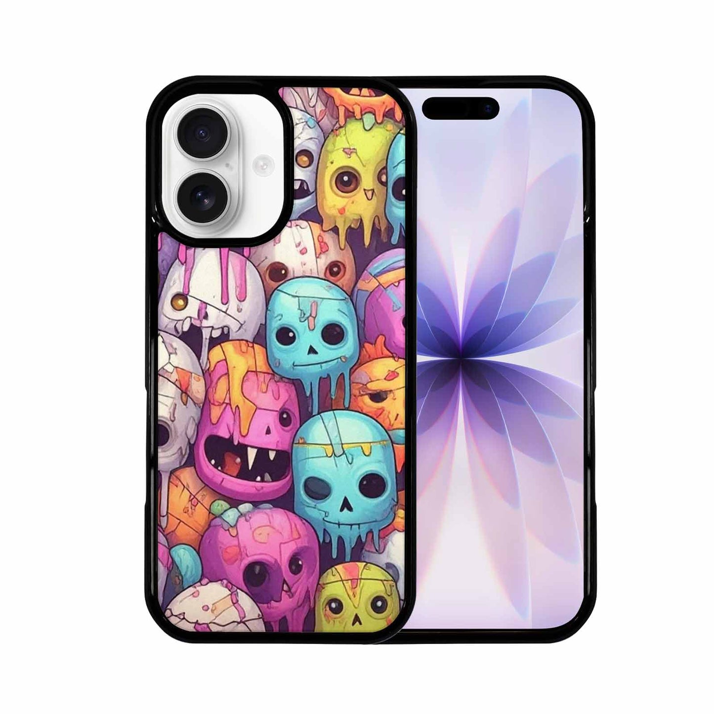 iPhone 17 Case — Pastel Gore Character Pattern Original Art, Customized Protective Case