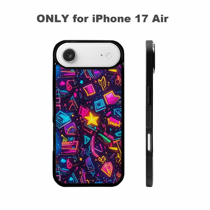 iPhone 17 Air Case — Retro Motif Retro Motifs Pattern Retro, Custom Art Phone Cover