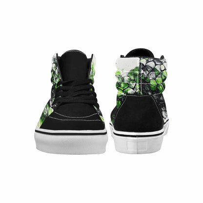MEN'S Reptile Scale High Top Canvas Aesthetic Custom Shoes
