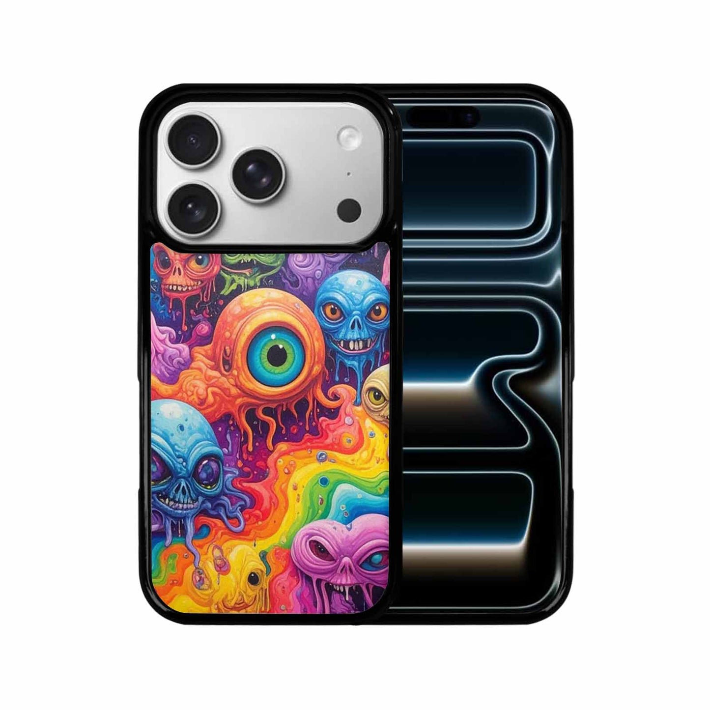 iPhone 17 Pro Case — Aliens Tie Dyemelting Aliens P Tie, Personalized Phone Case