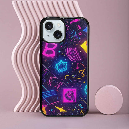 iPhone 15 Case — 80s Retro Motif 80s Retro Motifs, Custom Designed Case Cover