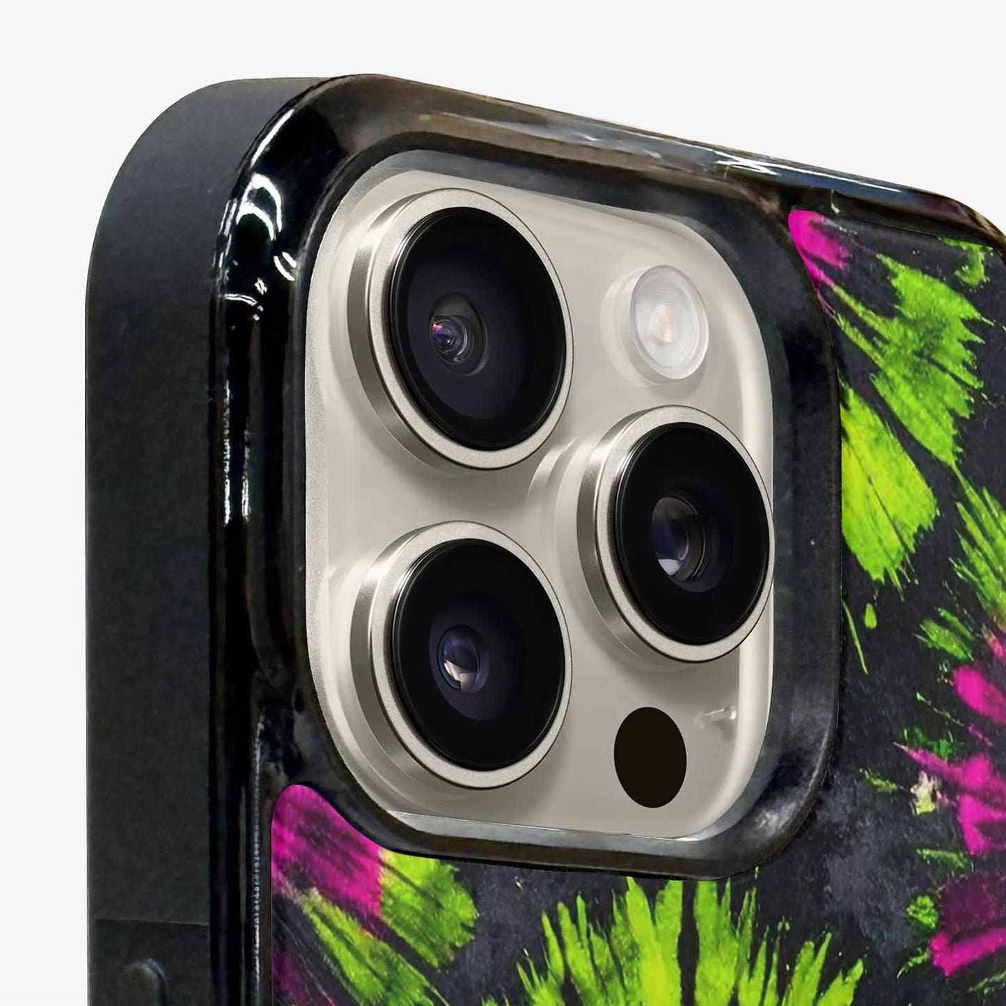 iPhone 15 Pro Max Case — Acid Wash Tie Dye Neon Custom, Custom Phone Case