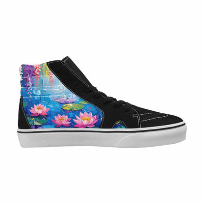 MEN'S Full Color Vibrant Monet High Top Canvas Dreamcore Shoes