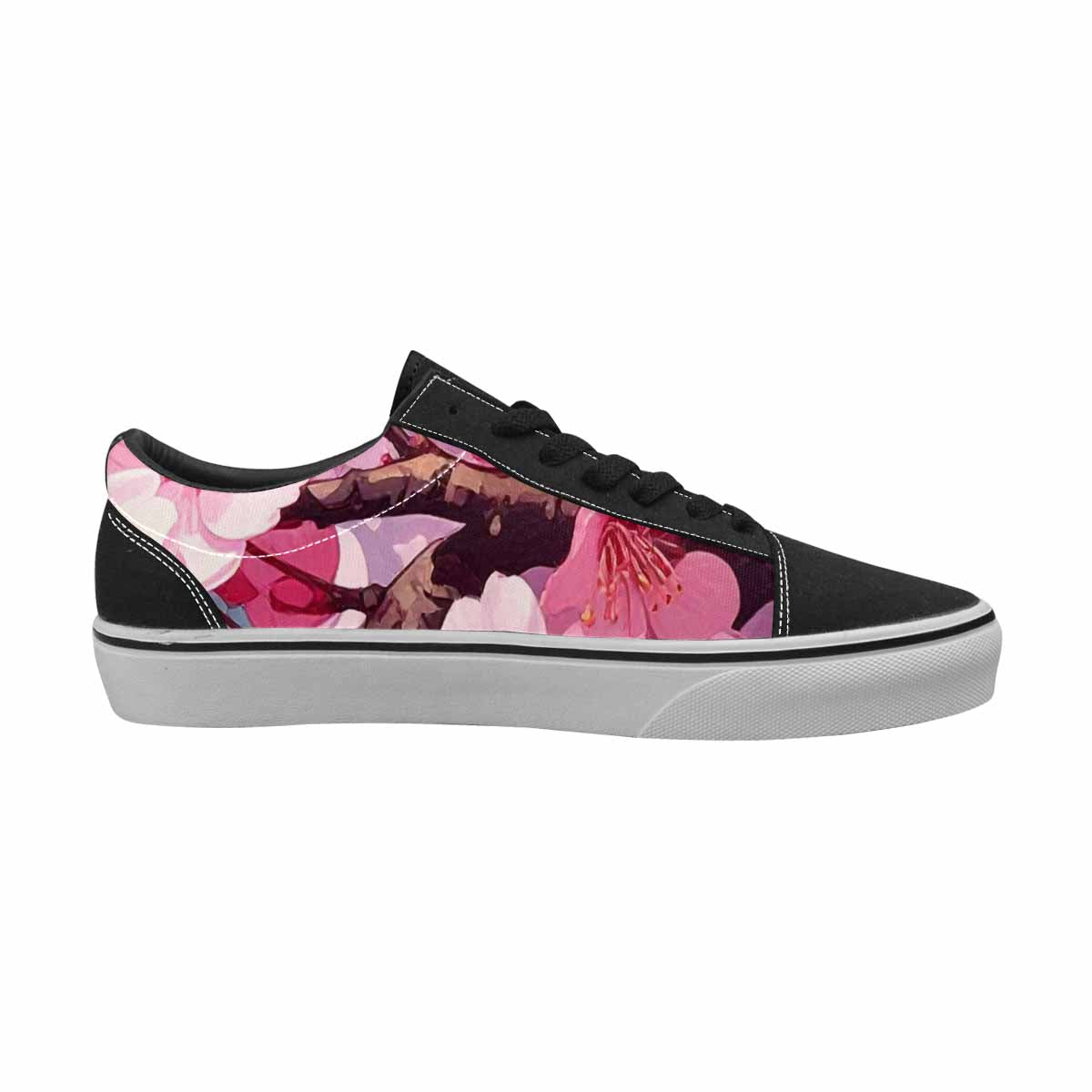 WOMEN'S Cherry Blossom Branch Lace-Up Canvas Dreamlike Shoes