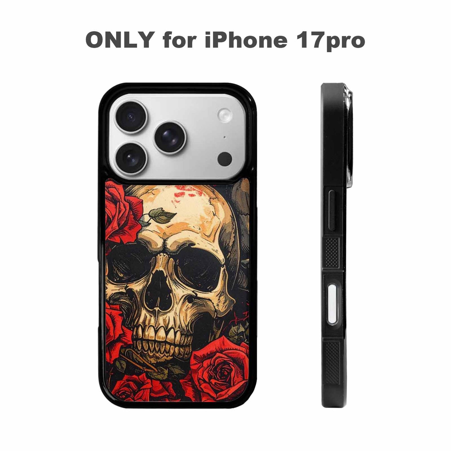iPhone 17 Pro Case — Seamless Tileable Pattern Of Overlapping Gothic, Custom Art Phone Cover