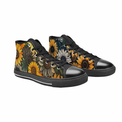 WOMEN'S Blend Melt Them High Top Canvas Cottagecore Custom Shoes