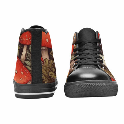 MEN'S Mushroom High Top Canvas Cottagecore Shoes