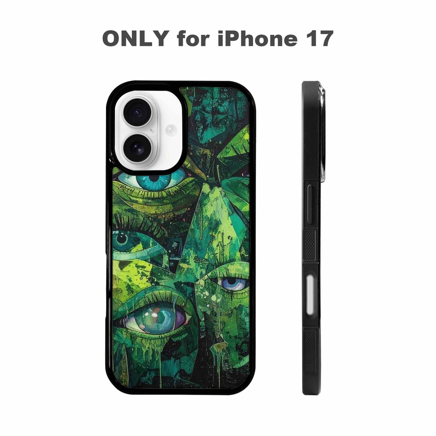iPhone 17 Case — Seamless Repeating Pattern Of Cartoon Cute, Custom Art Phone Cover