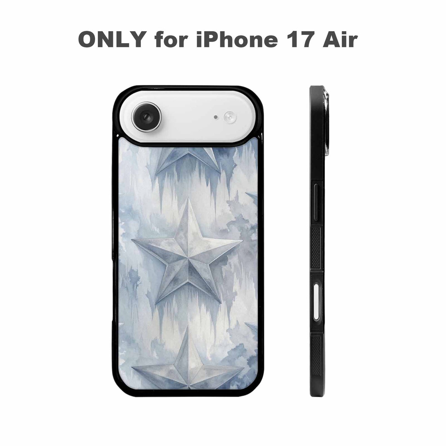 iPhone 17 Air Case — Seamless Tileable Pattern Of Overlapping Galaxy, Custom Designed Case Cover