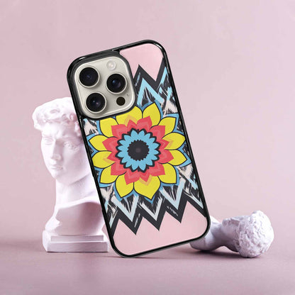 iPhone 16 Pro Case — 1960s Mod Cartoon Art Pattern, Unique Phone Case Design