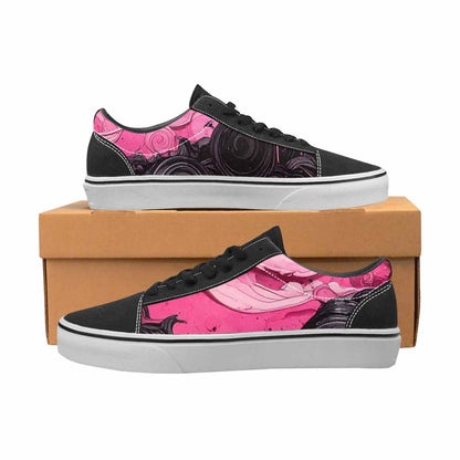 WOMEN'S Van Gogh Swirl Lace-Up Canvas Kaleidoscope Sneakers
