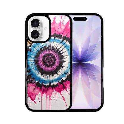 iPhone 17 Case — Tie Dye Swirls Black Tie Dye, Custom Designed Case Cover