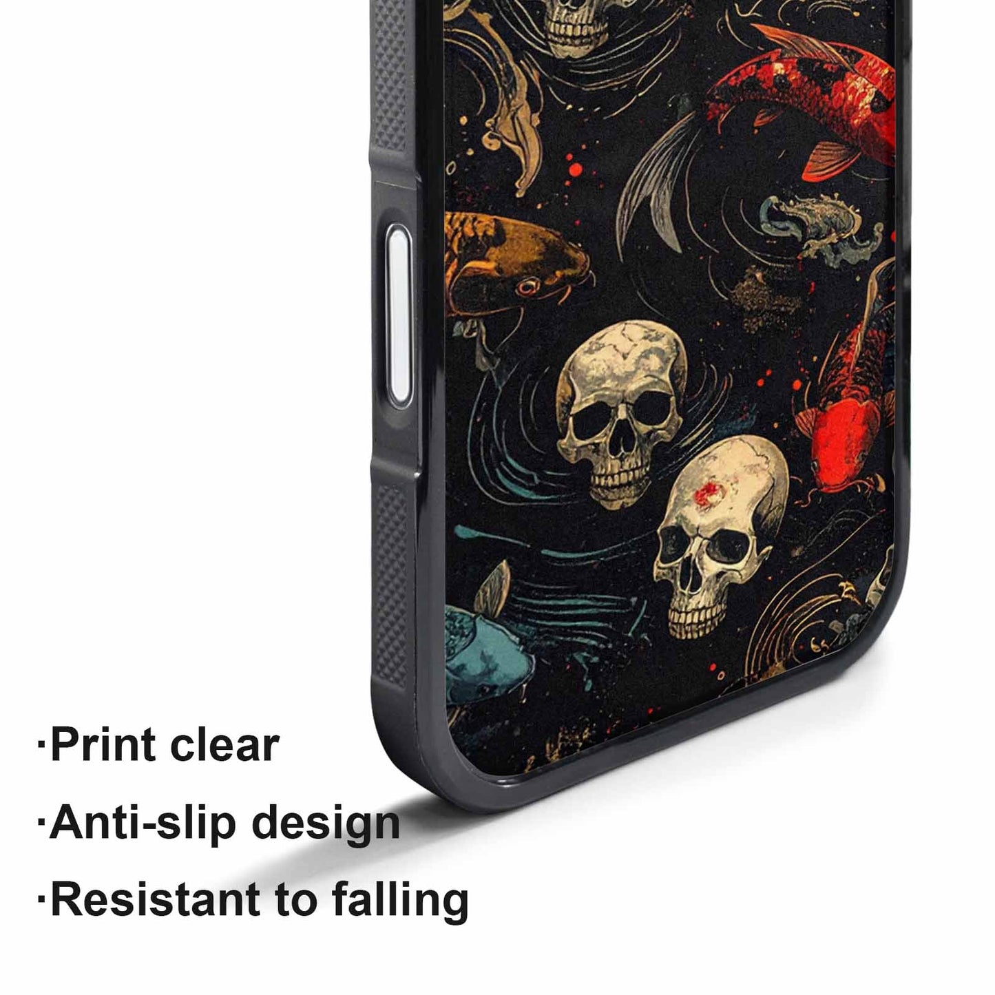 iPhone 17 Air Case — Skull Dark Art Gothic Print Gothic, Custom Made Phone Cover