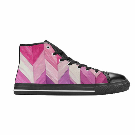 MEN'S Genderfluid Flag Color High Top Canvas Aesthetic Sneakers