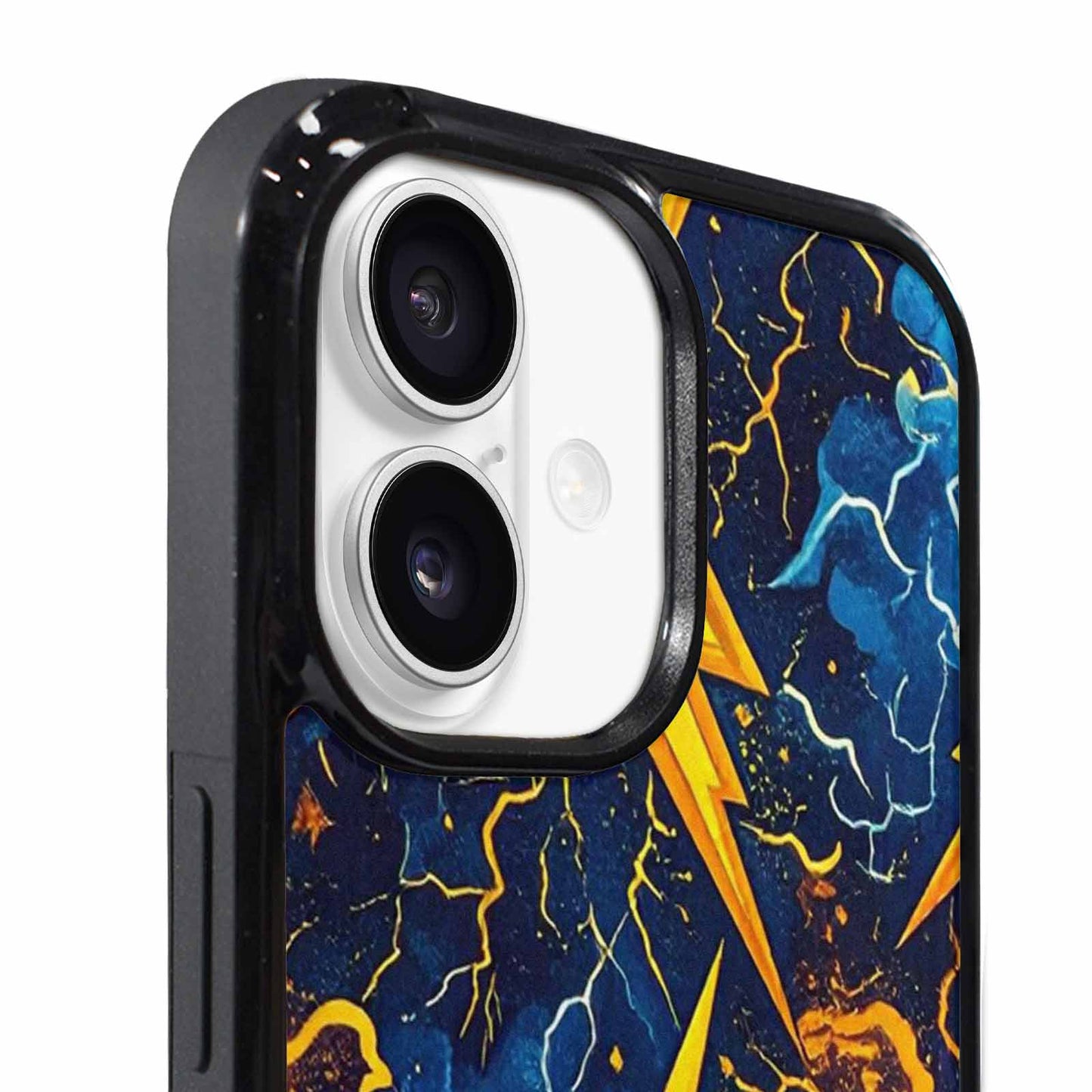 iPhone 17 Case — Small Lightning Bolt Randomly Original Art, Custom Designed Case Cover