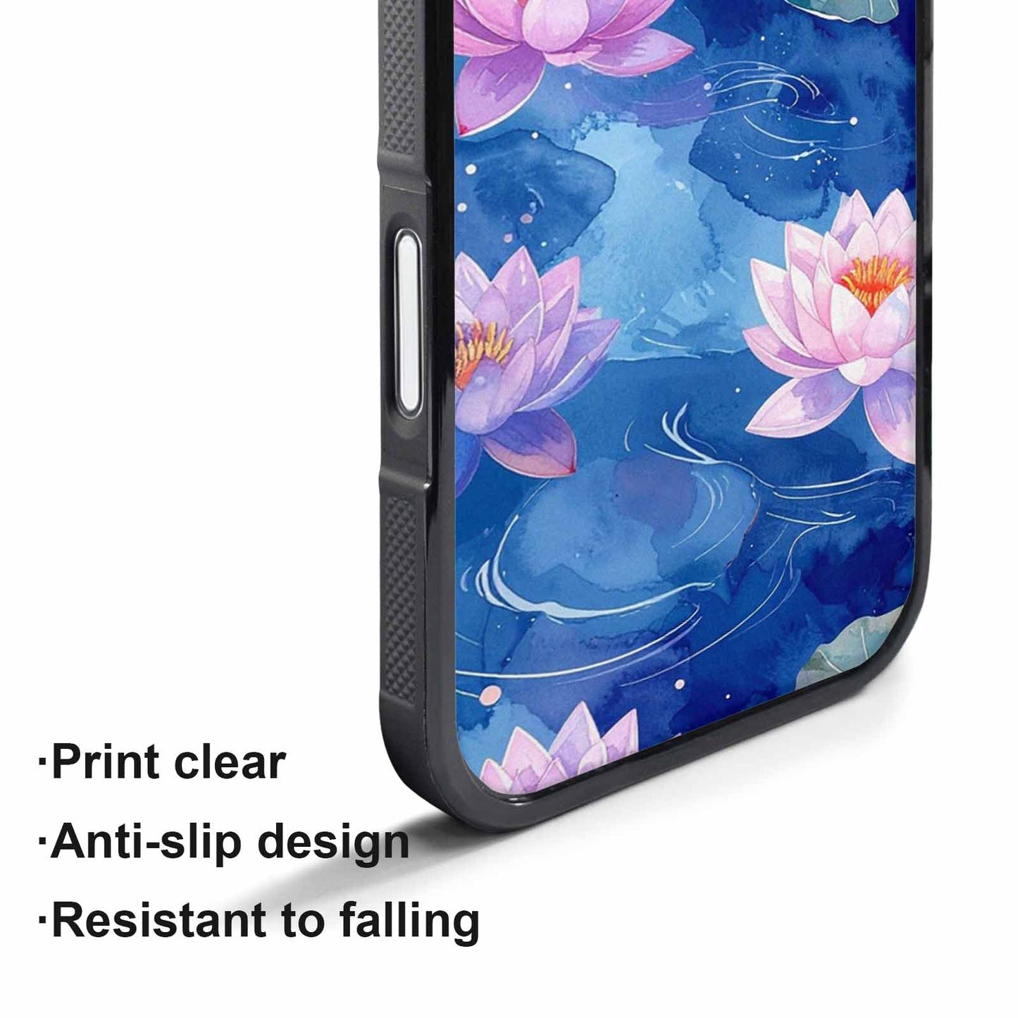 iPhone 17 Pro Case — Monet Water Lilies Painting Pattern Original, Custom Made Phone Cover