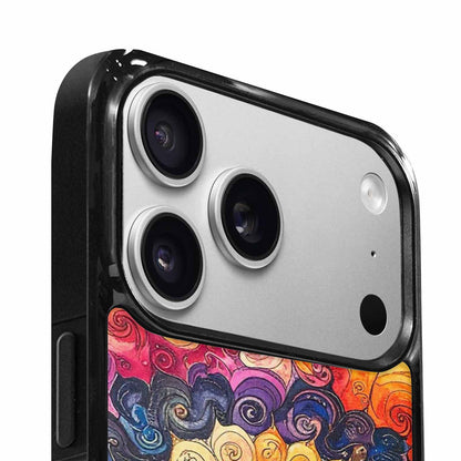 iPhone 17 Pro Max Case — Tie Dye Swirls (black Tie Dye, Unique Phone Case Design