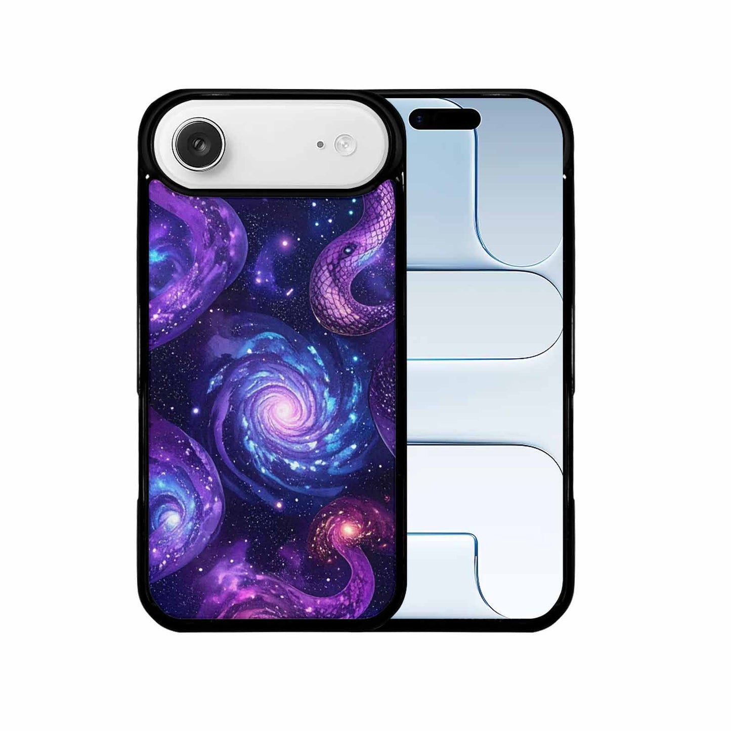 iPhone 17 Air Case — Snake Print Galaxy Seamless Pattern Animal, Custom Phone Case