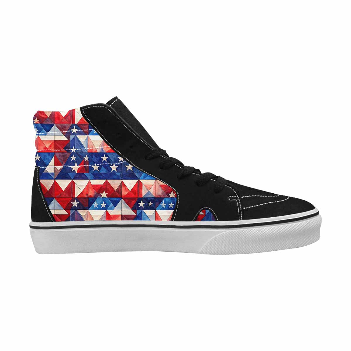 WOMEN'S American Flag Stars High Top Canvas Y2K Sneakers