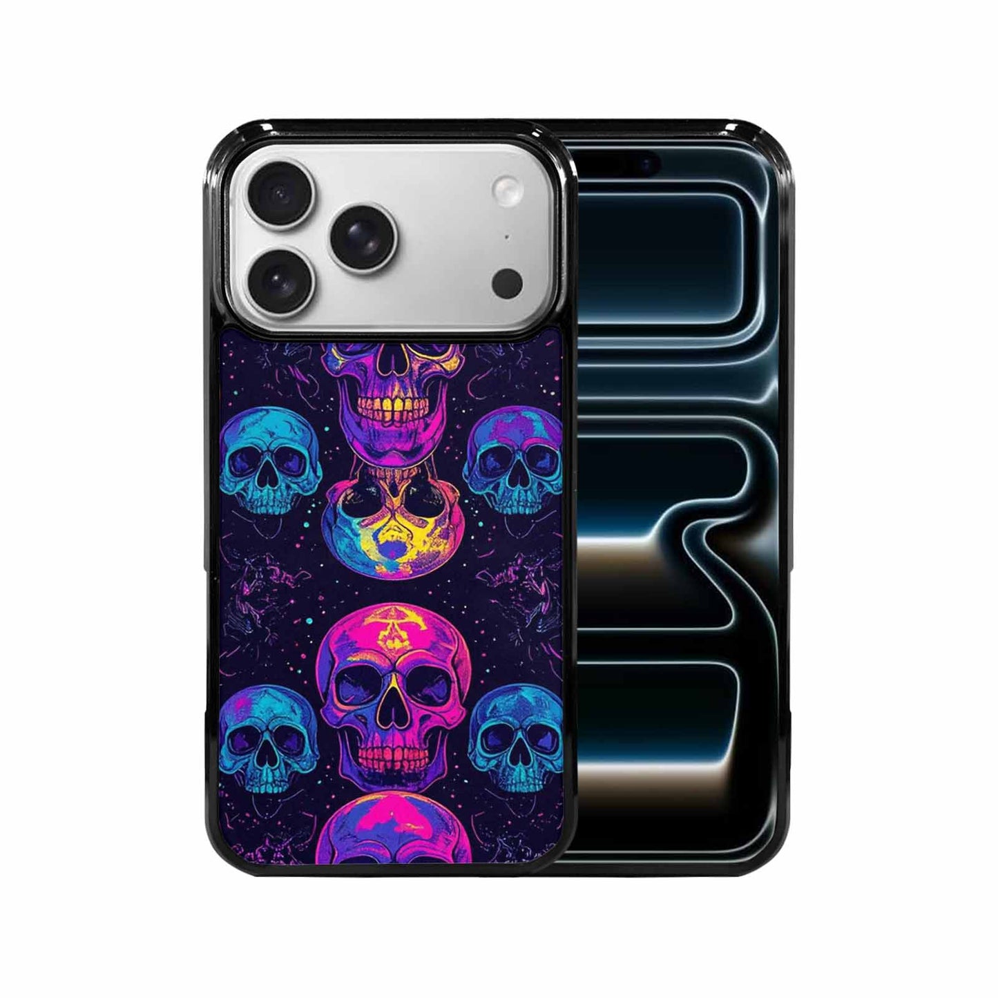 iPhone 17 Pro Max Case — Skull Dark Art Gothic Print Gothic, Personalized Phone Case