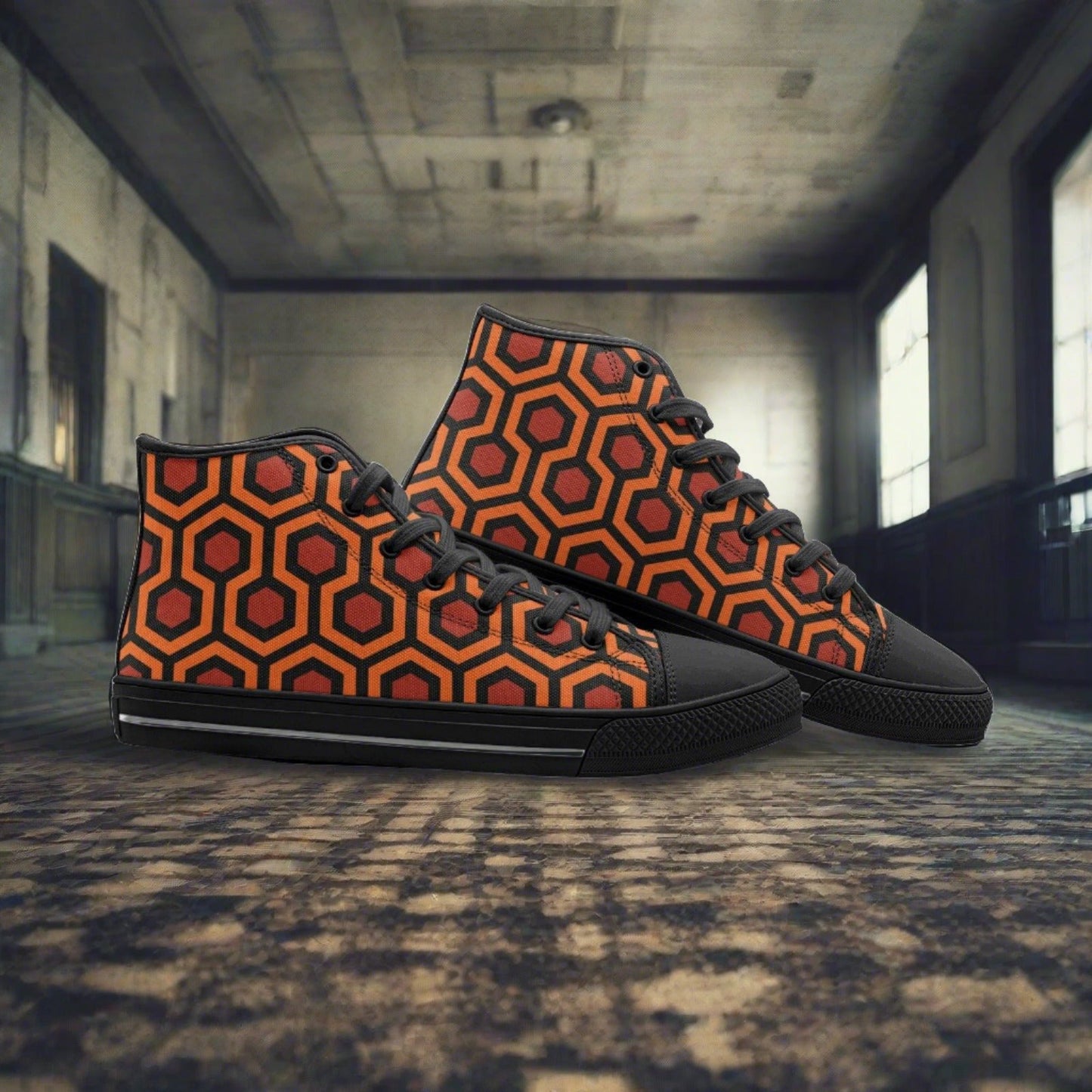 Celtic Dark Cosmic Unique Bold Art - Freaky Shoes | Custom Art Sneakers