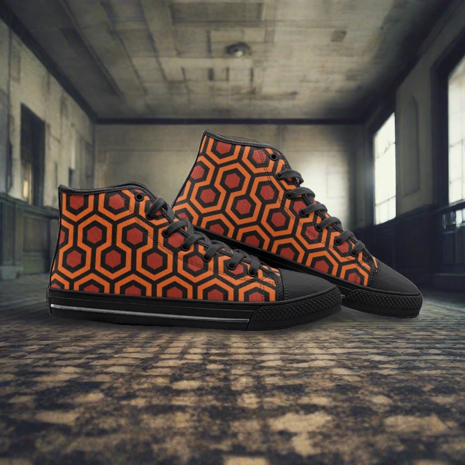Celtic Dark Cosmic Unique Bold Art - Freaky Shoes | Custom Art Sneakers