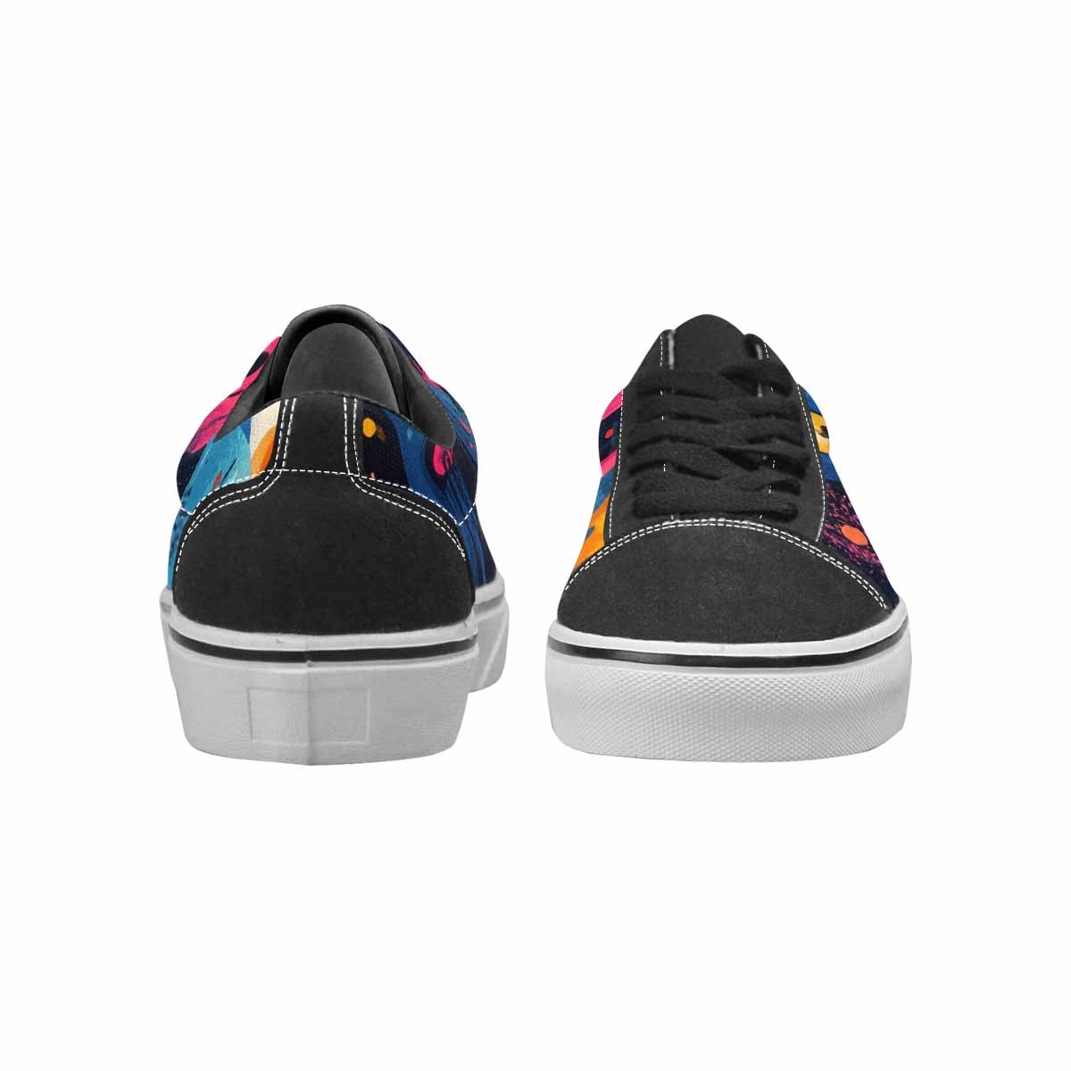 WOMEN'S Melting Aliens Lace-Up Canvas Dark Academia Sneakers
