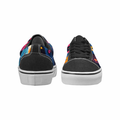 WOMEN'S Melting Aliens Lace-Up Canvas Dark Academia Sneakers