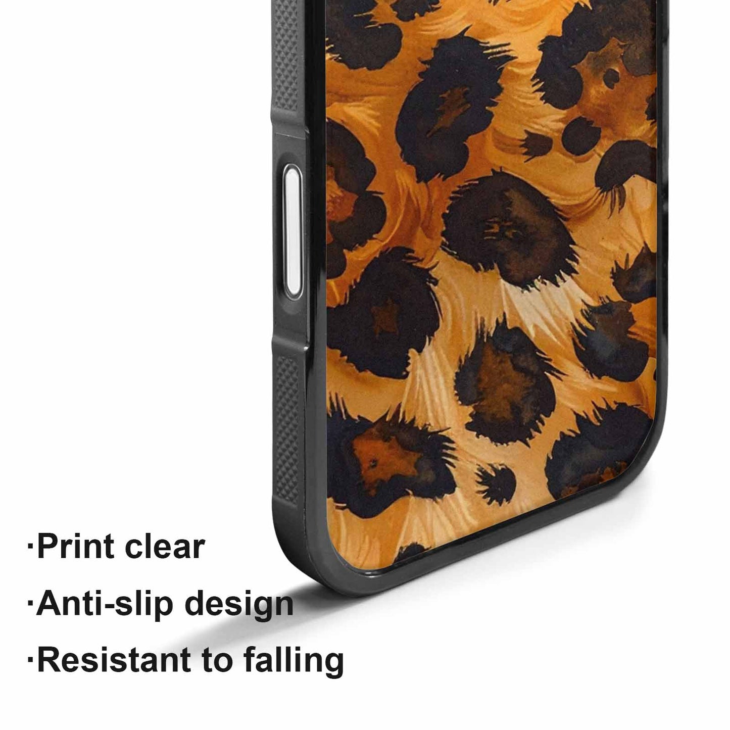 iPhone 17 Case — Leopard Soft Airbrush Gradient Animal Print, Custom Phone Case