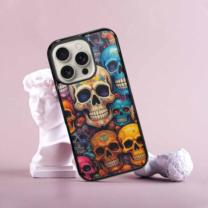 iPhone 16 Pro Case — Skulls General Skulls Pattern, Custom Made Phone Cover