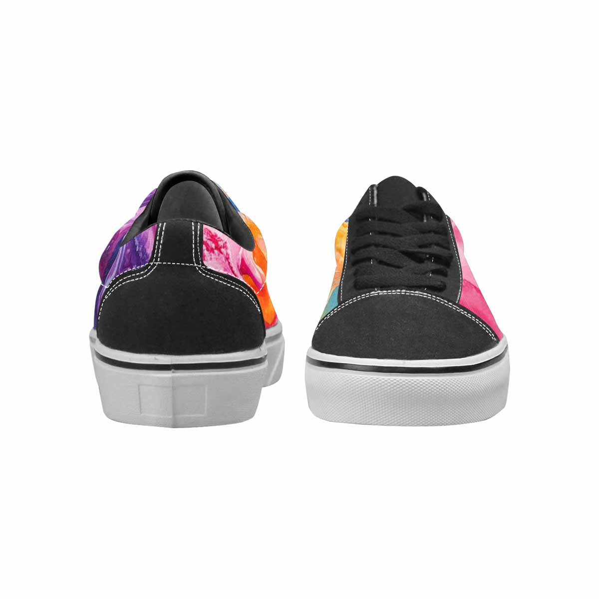 MEN'S Melting Icecream Collage Canvas Lace-Up Dreamcore Custom Shoes