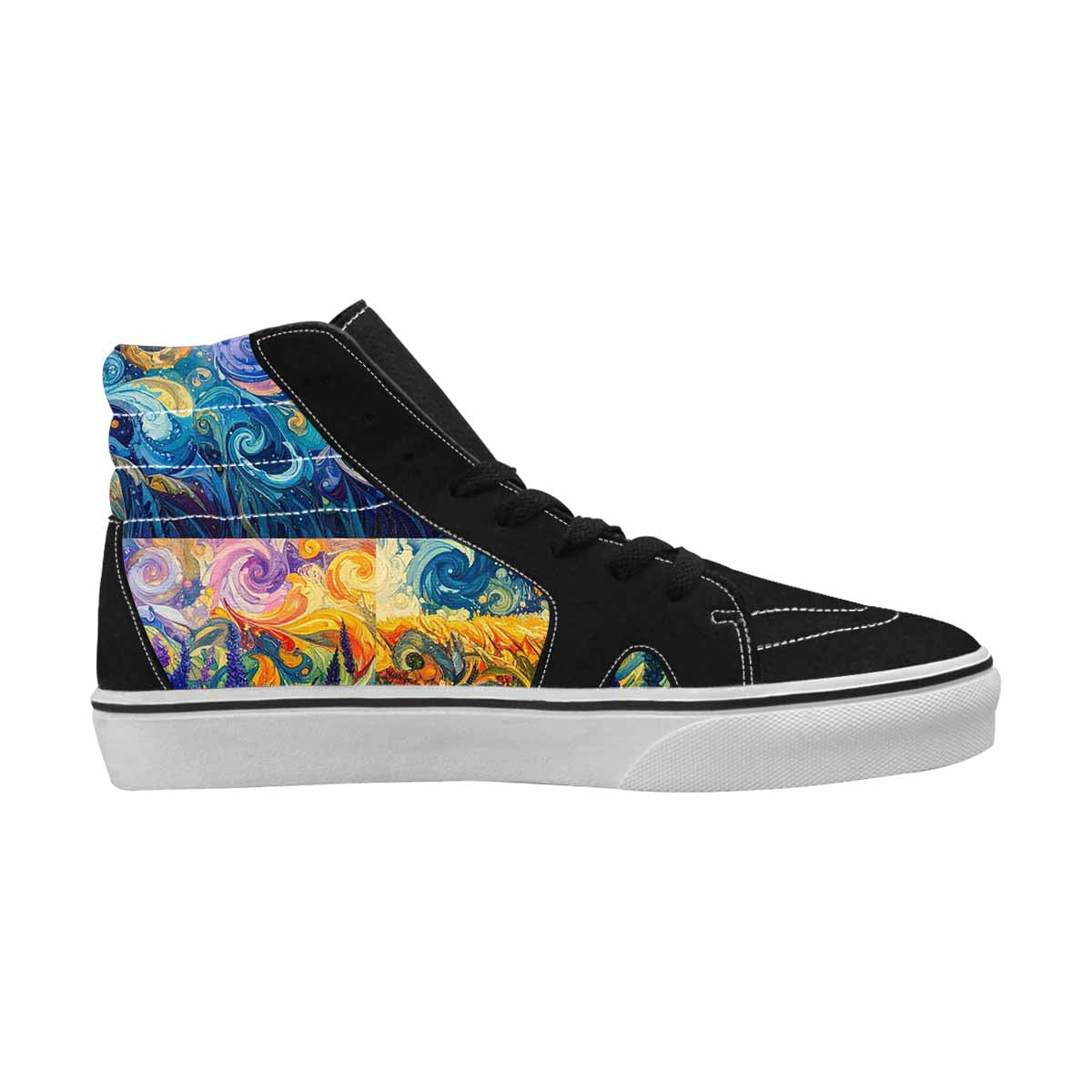 WOMEN'S Blend All Versions High Top Canvas Grunge Custom Shoes