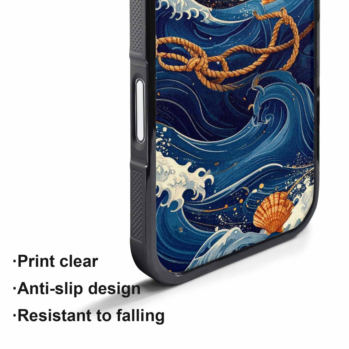 iPhone 17 Air Case — Small Ocean Wave Pattern Randomly Original, Original Design Phone Case