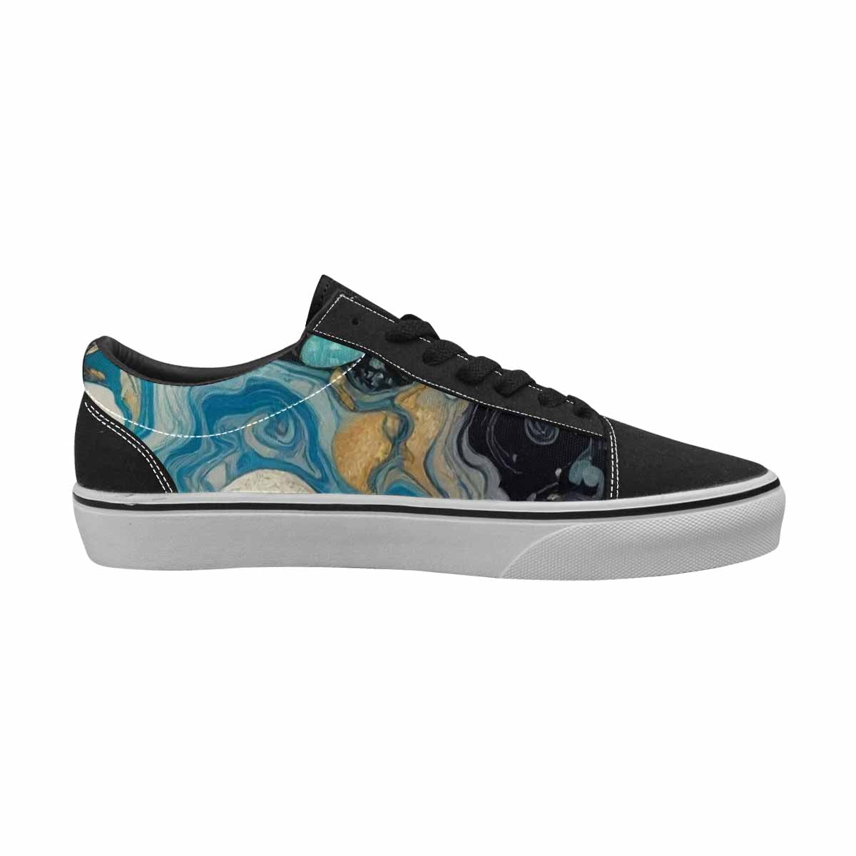 WOMEN'S Mushrooms Lace-Up Canvas Cottagecore Custom Sneakers