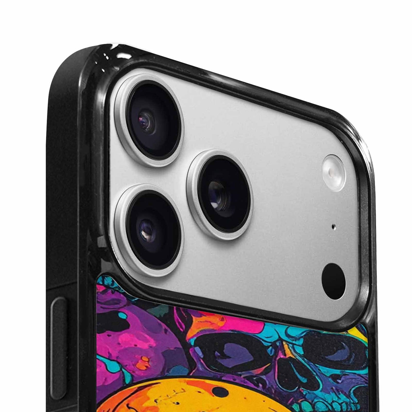 iPhone 17 Pro Case — 1000s Of Skulls Digital Camo Drip, Personalized Phone Case