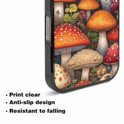 iPhone 16 Pro Max Case — Mushrooms General Mushrooms Pa, Custom Print Case Cover