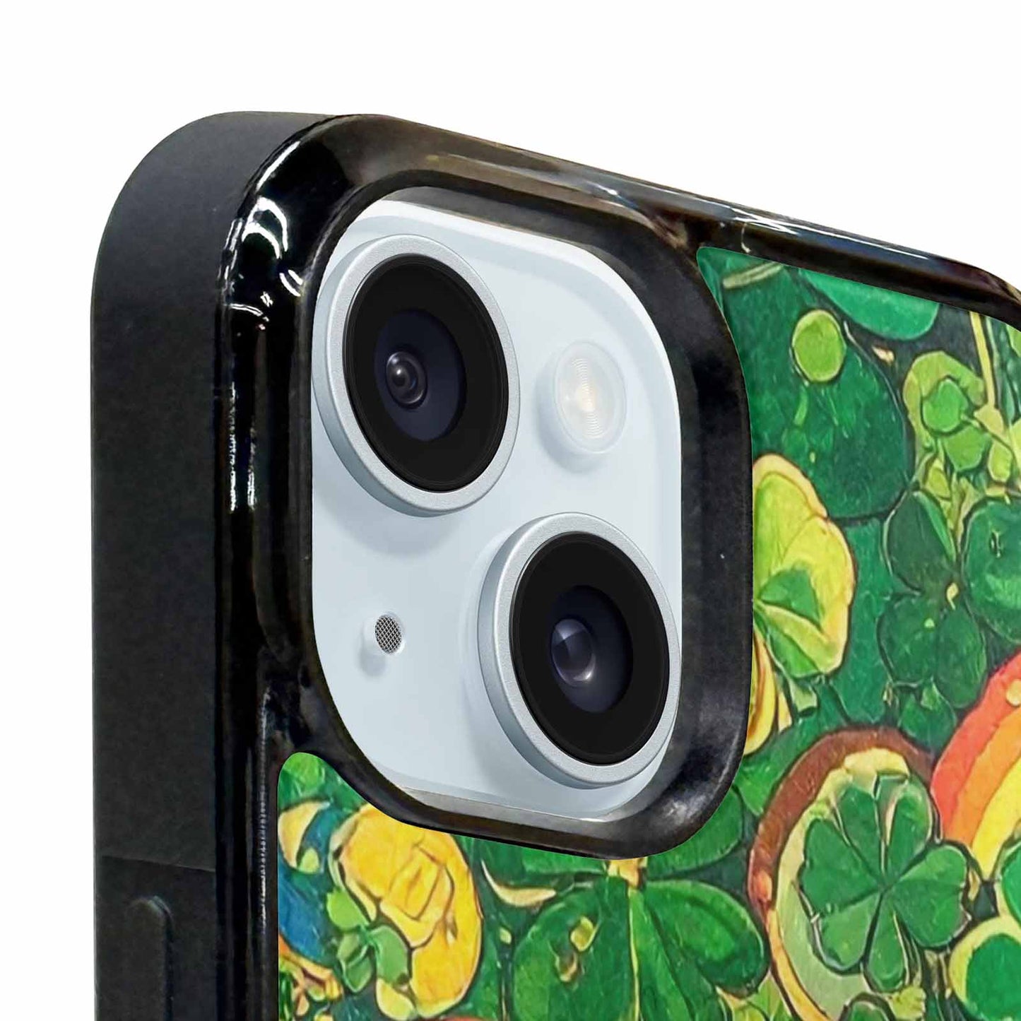 iPhone 15 Plus Case — St Patrick\'s Clover St Patrick\'s Clover, Custom Made Phone Cover