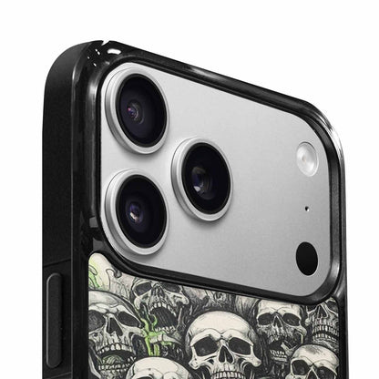 iPhone 17 Pro Max Case — Rainbow From Skull\'s Mouth Gothic Skulls, Custom Designed Case Cover
