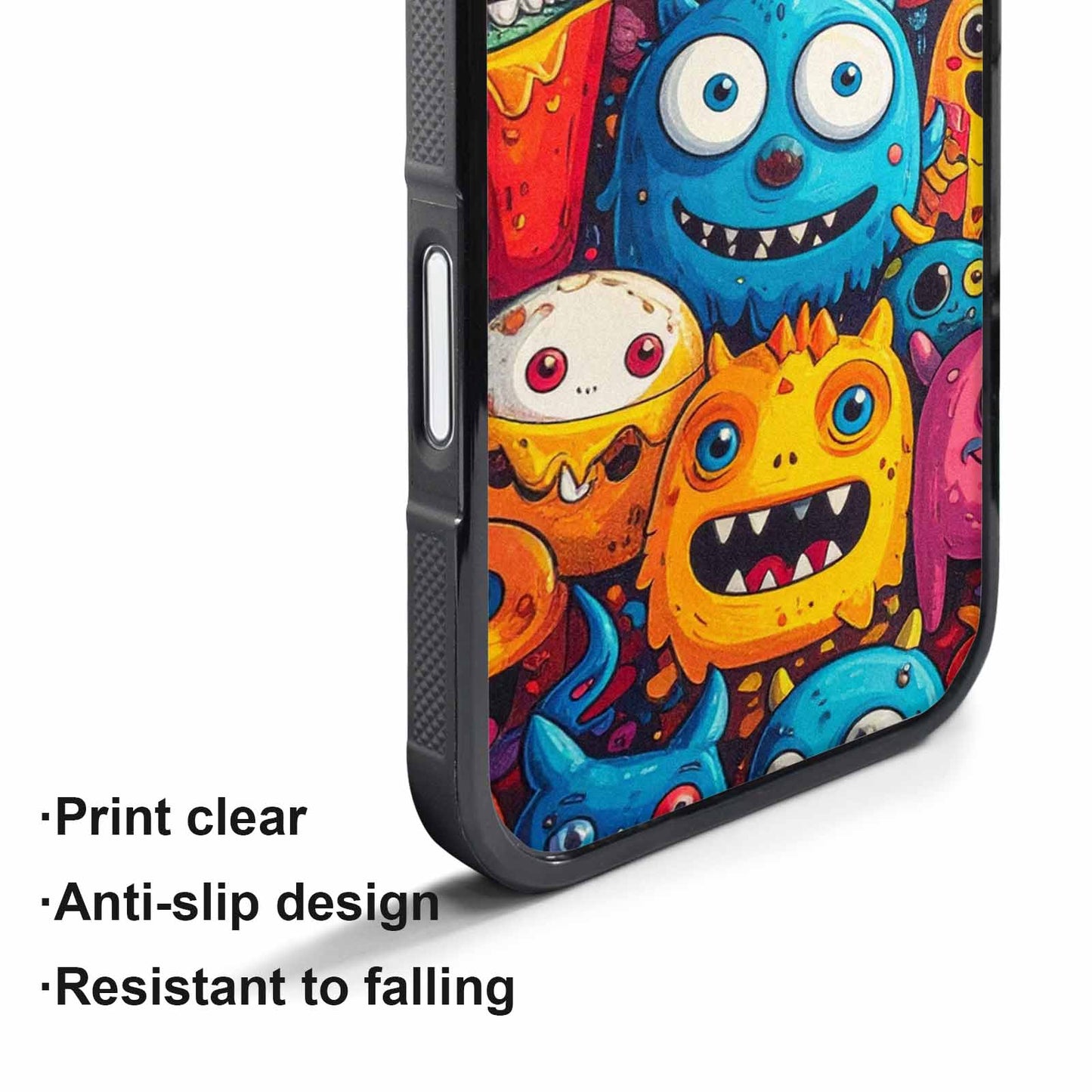 iPhone 17 Air Case — Small Cartoon Monster Character Pattern Cartoon, Customized Protective Case