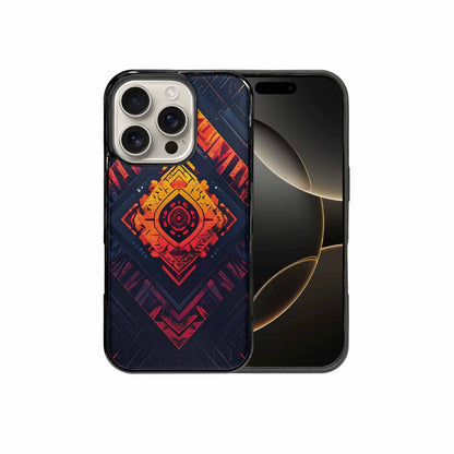 iPhone 16 Pro Case — Wild Tribal Ripple, Personalized Phone Case