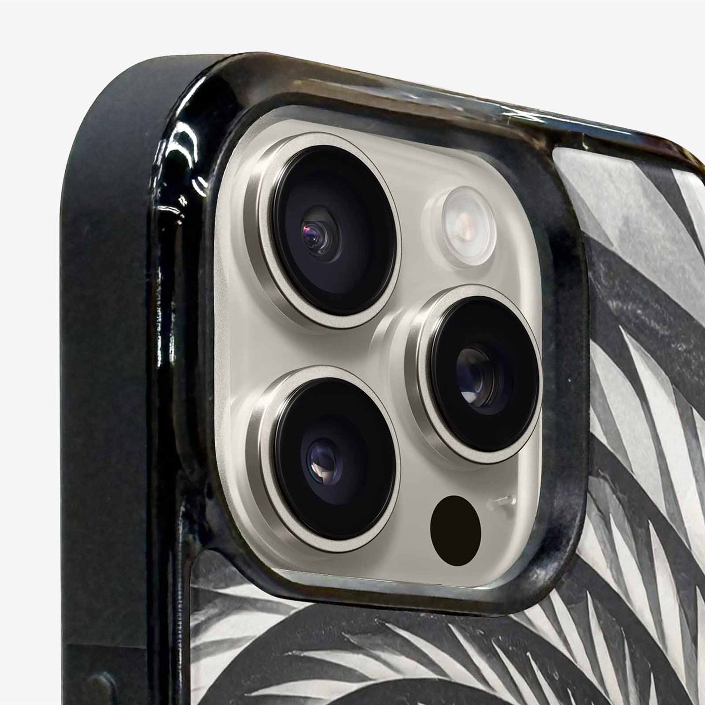 iPhone 15 Pro Max Case — Hypnotic Spiral Optical Illusion Motif High, Unique Phone Case Design