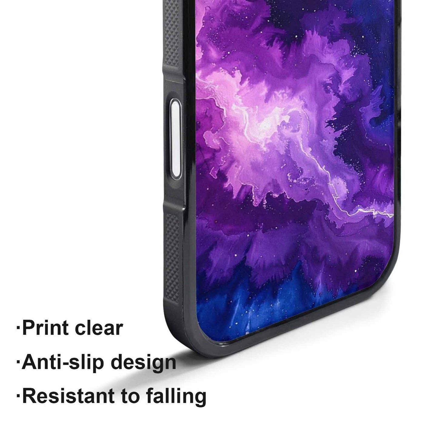 iPhone 17 Pro Case — Cosmic Tie Dye Pattern Deep Tie, Custom Phone Case