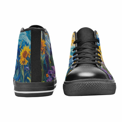 MEN'S Blend All Versions High Top Canvas Neon Fantasy Sneakers