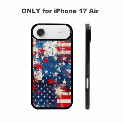 iPhone 17 Air Case — Patriotic Stars And Stripes American Galaxy, Personalized Phone Case
