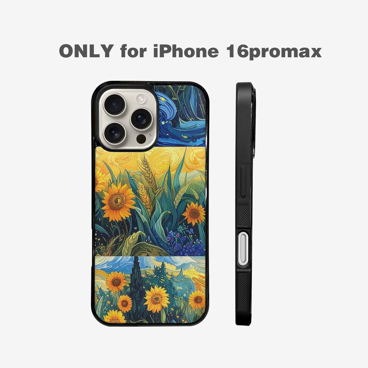 iPhone 16 Pro Max Case — Blend All Versions Together Melting Together, Custom Print Case Cover