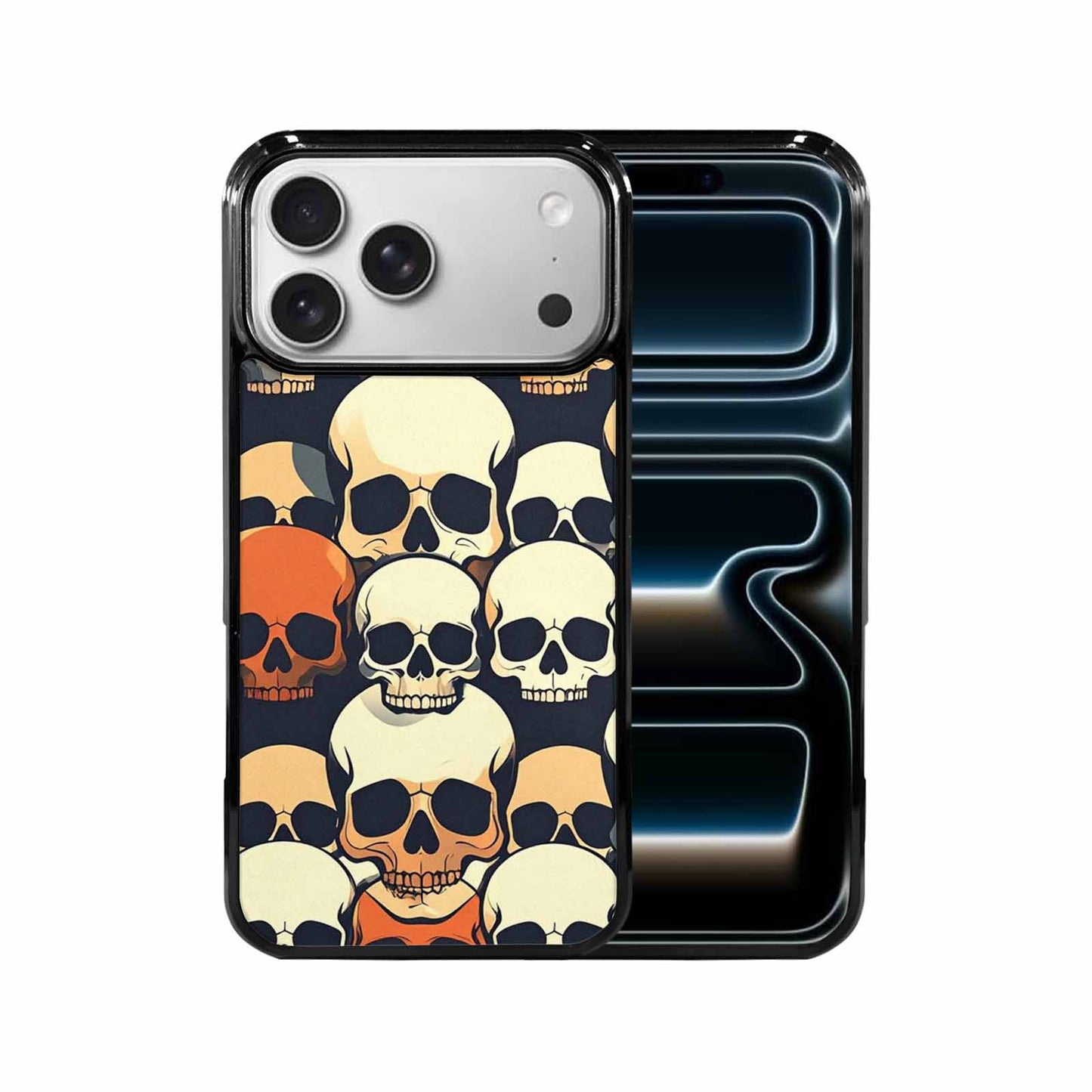 iPhone 17 Pro Max Case — Skull Dark Art Gothic Print Gothic, Custom Phone Case