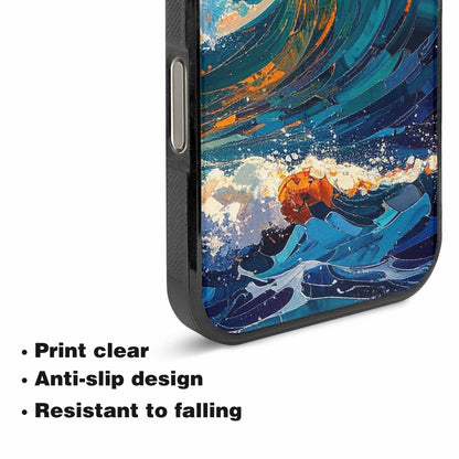 iPhone 16 Pro Max Case — Wave Crest Splash Wave Crest Splash, Personalized Phone Case