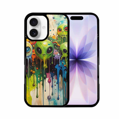 iPhone 17 Case — Aliens Camomelting Aliens Patt Alien Scifi, Custom Phone Case