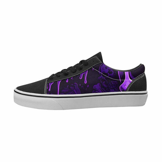 MEN'S Skulls Canvas Artist-designed Wallpaper Art All Over Print Shoes