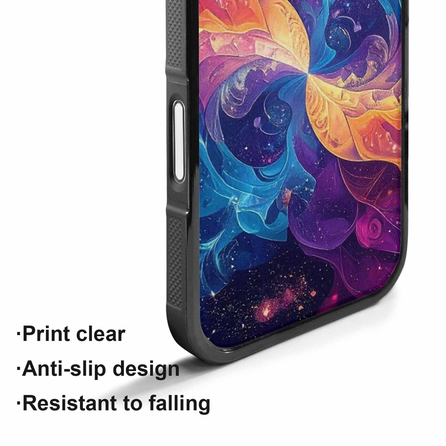 iPhone 17 Case — Rose Galaxy Art Seamless Galaxy Space, Custom Phone Case